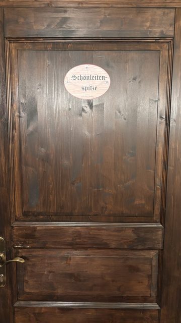 Plaque de porte Schönleitenspitze